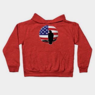 Sitting Eagle - 10 Kids Hoodie